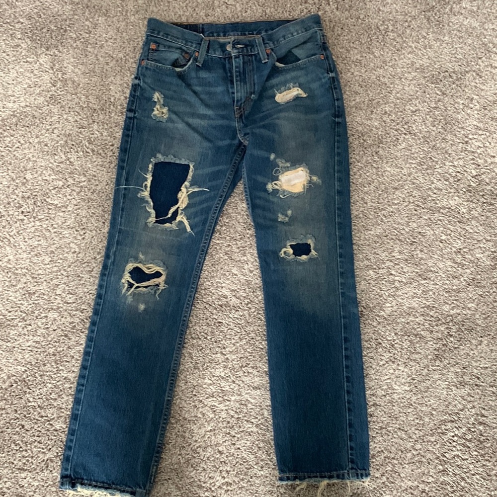 Levi’s Distressed 511 Jeans
